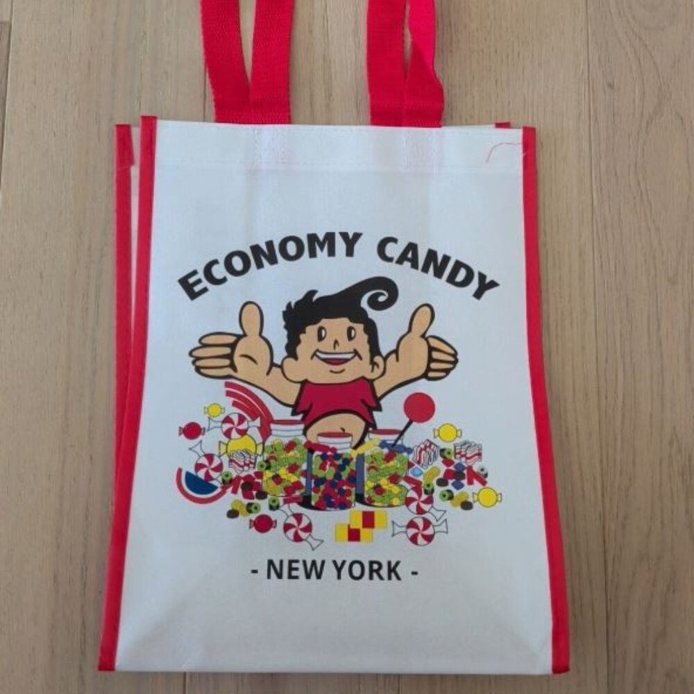 ECONOMY CANDY NYC NEW YORK CITY TOTE SHOPPING BAG LOGO 12.5 x 10
